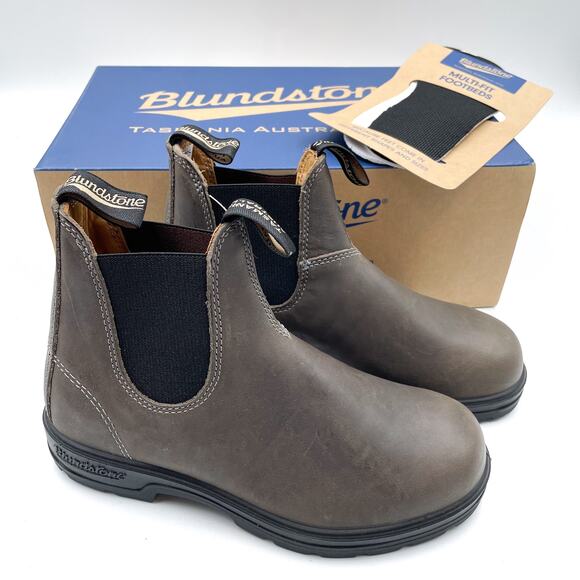 Blundstone Shoes - Blundstone‎ 1469 Chelsea Boots Steel Gray Elastic Sided Ankle Sz 7.5 Women's